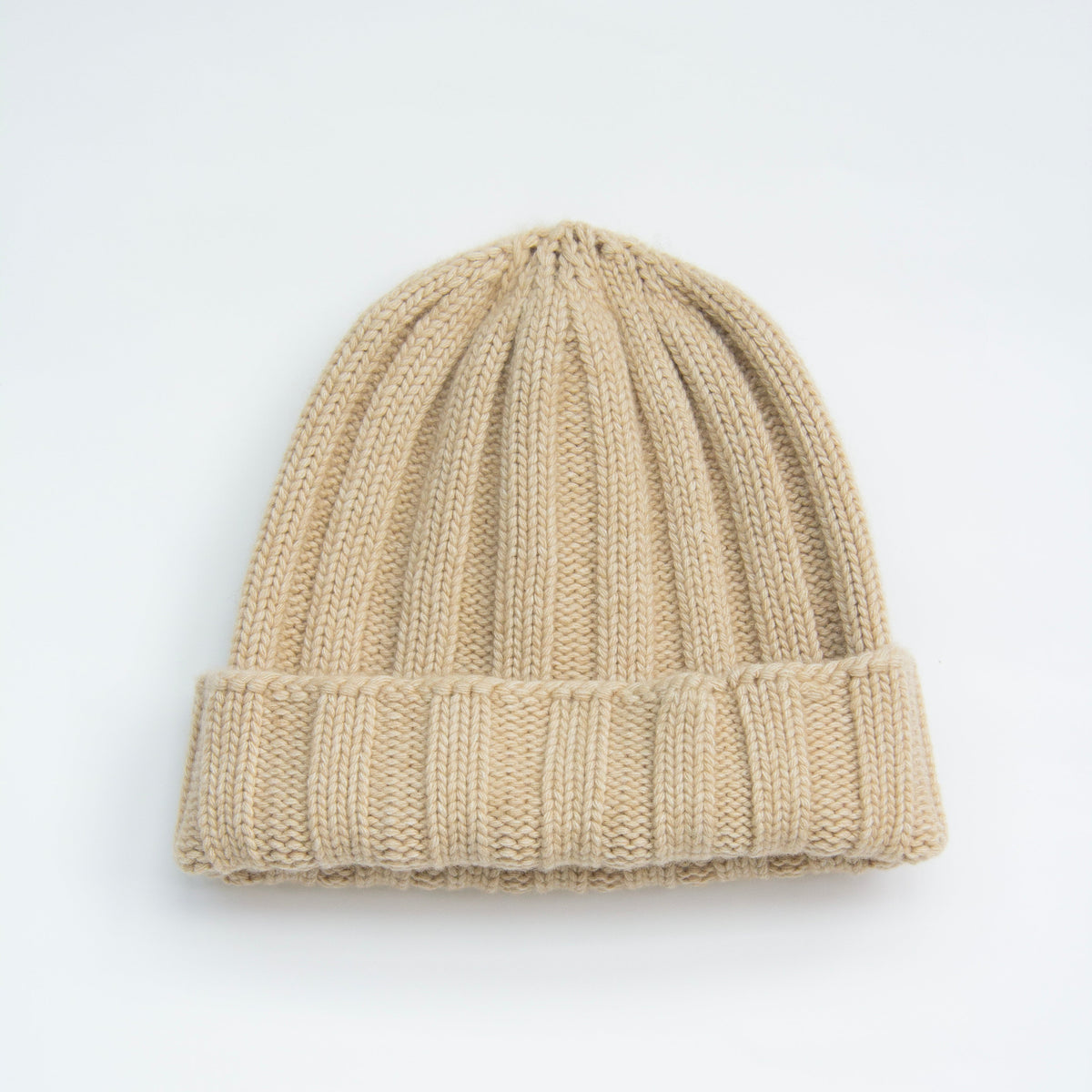 Cashmere Mix Ribbed Beanie-9