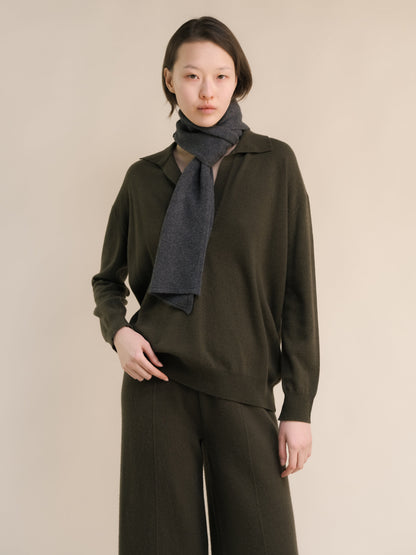Cashmere Mix Jabot-19
