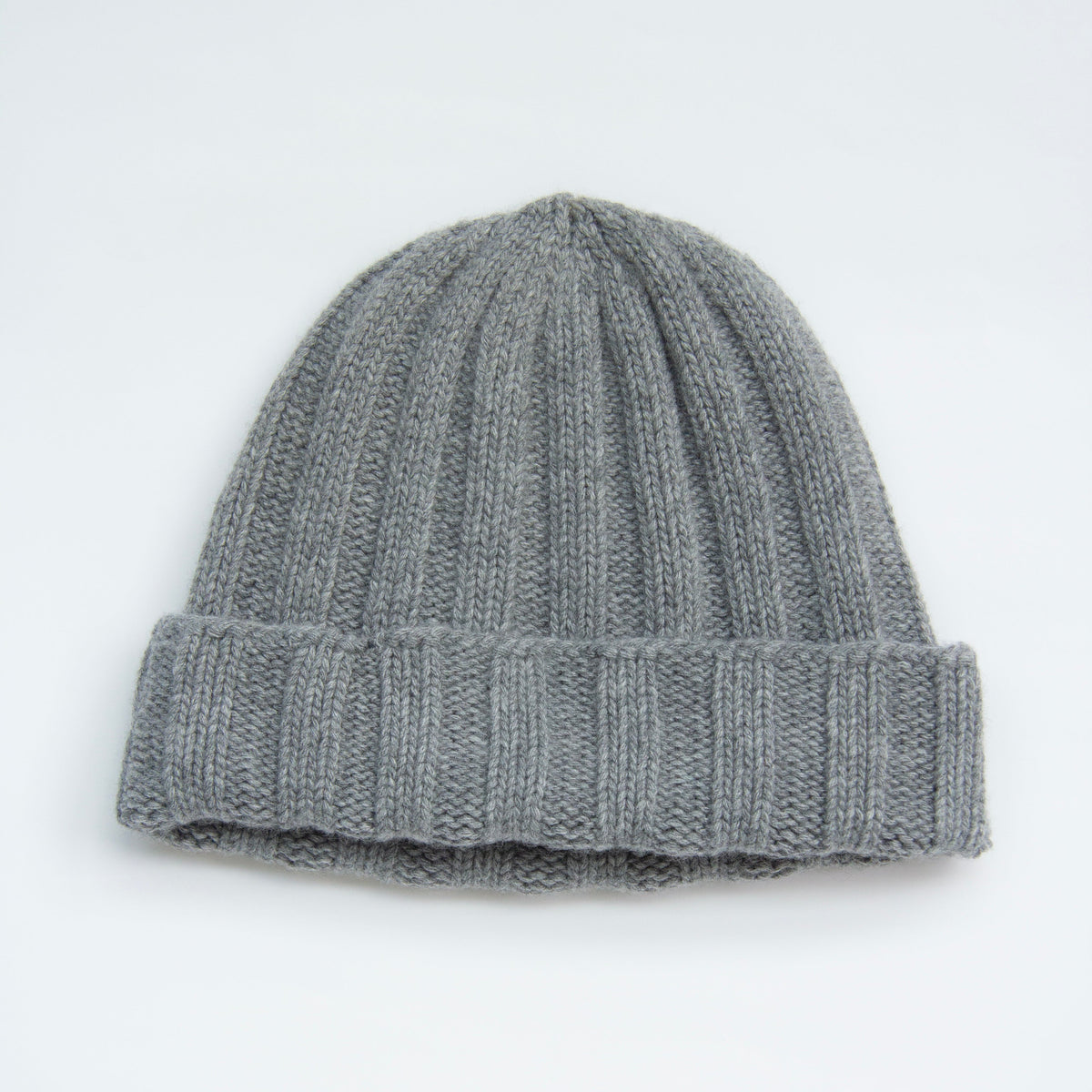 Cashmere Mix Ribbed Beanie-10