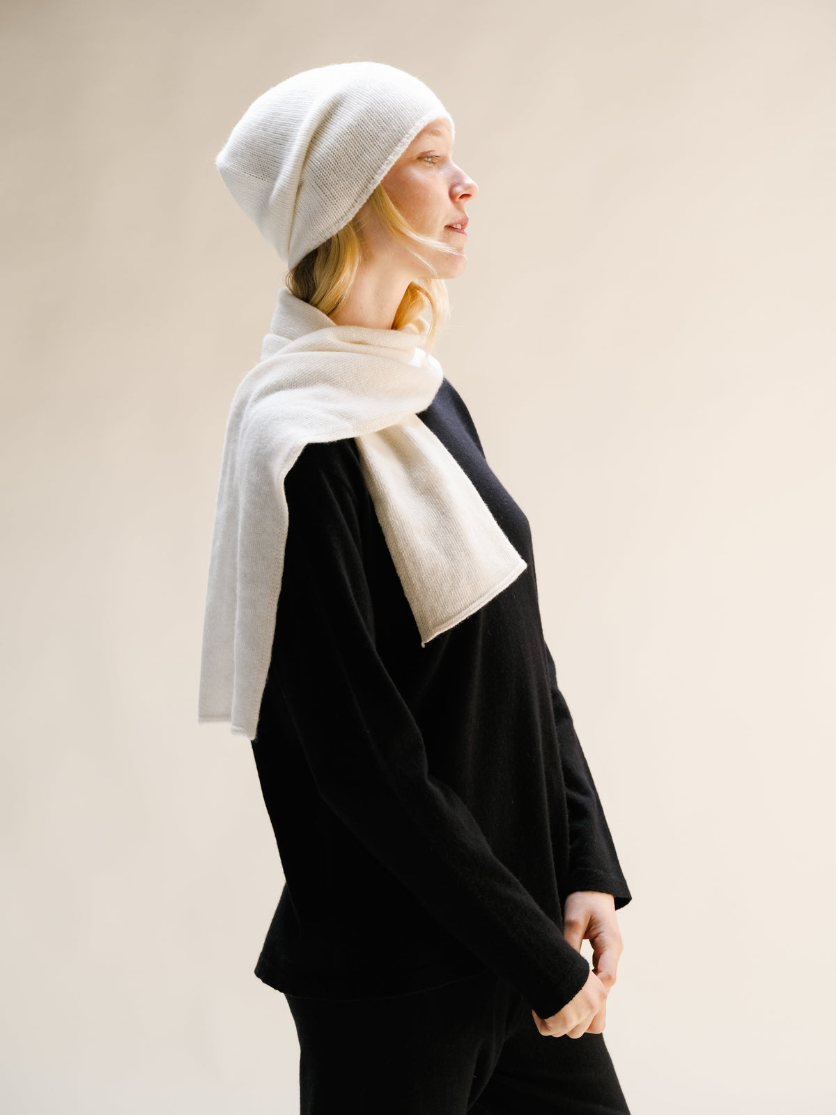 Cashmere Mix Jabot-3