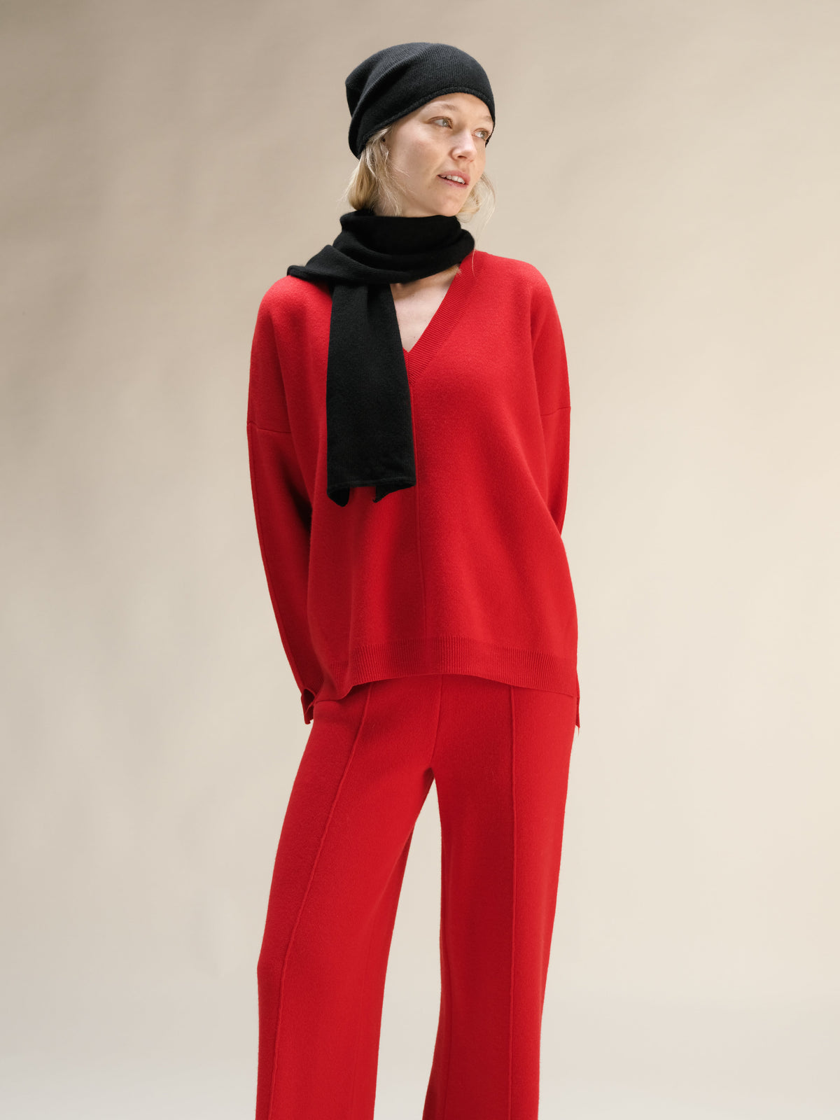 Cashmere Mix Jabot-18