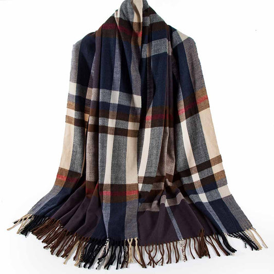 Large Plaid Tartan - Shawl Scarf-0