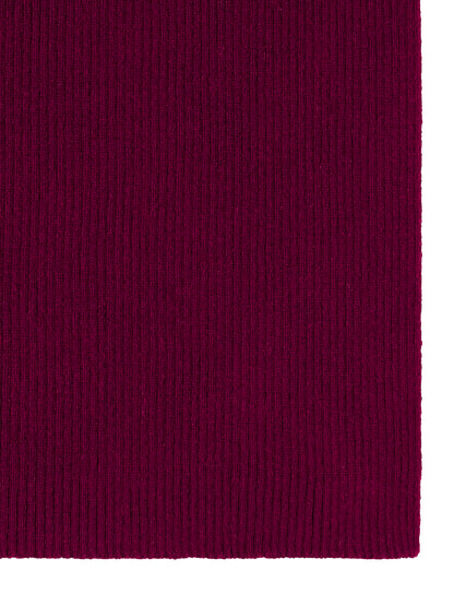 Cashmere Mix Ribbed Scarf-9